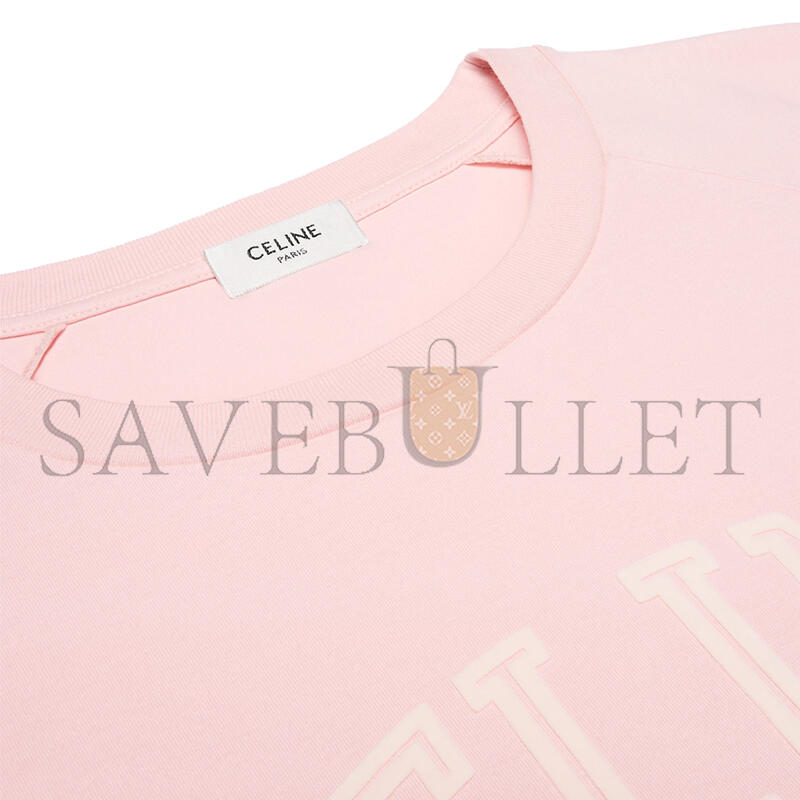 CELINE LONG SLEEVED T-SHIRT IN COTTON JERSEY RX0CC507Z.GDJ0